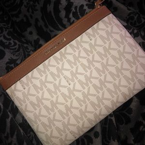 Cream MK handbag